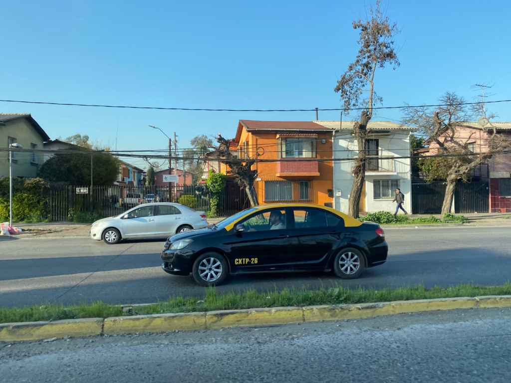 Chilean Taxi in Santiago 