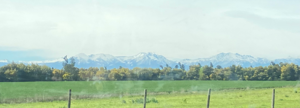 Winter Mountain View, Andes Chile